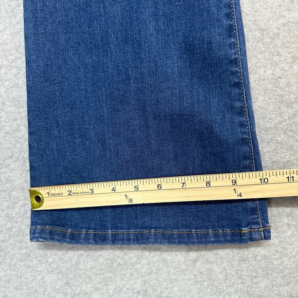 Isabel by Ingrid+Isabel Flare Maternity Jeans WMN 16 Blue Ankle Bootcut Med Wash - Picture 9 of 9